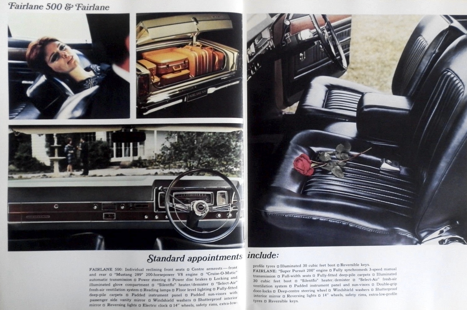 1967 Ford Fairlane ZA Brochure Page 3